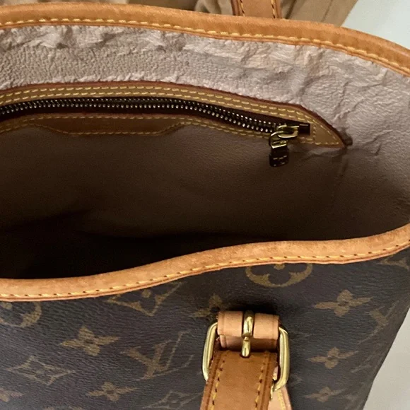 Louis Vuitton Monogram Bucket GM Tote Bag Brown - Picture 15 of 16
